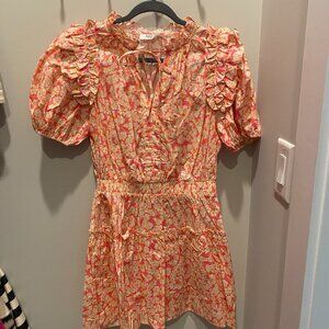 Avara ruffled cotton dress